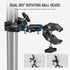 NEEWER Double Super Clamp Camera Mount with Magic Arm, Cold Shoes for Desk Studio Light Stand Holder Photography Reflector, Flag, Cross Bars, Moto...