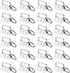 50 Sets Key Fob Hardware Key Fob Keychain Wristlet with Split Ring 1.25 Inch...