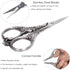 BIHRTC 2 Pairs Sewing Embroidery Scissors 4.5 Inch Embroidery Scissors Stainless Steel Sharp Steel DIY Tools Dressmaker Small Shears for Needlewor...
