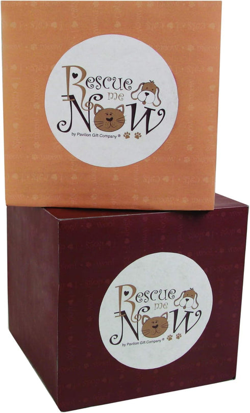 Pavilion Gift Company - Rescue Me Now - Small Brown Tabby Vase, 8-1/2-Inch Tall...