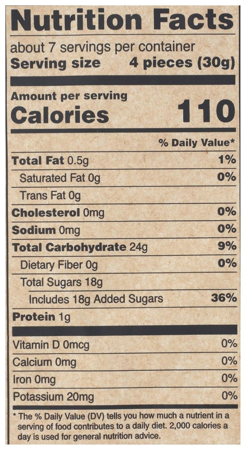 RJ's Soft Australian Licorice, Natural Mango Flavor, Resealable Bag, 7.05 Ounce (1-Pack) | Non-GMO, No Palm Oil, Plant Based | Soft & Chewy Licori...