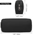 Della Gao Small Pencil Case Large Capacity Pencil Pouch Marker Pen Bag Coin Pouch Office Stationery Organizer (Balck)...