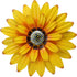LINZHEN Metal Flower Wall Decor Metal Wall Art Decorations Hanging For Indoor Outdoor Home Bathroom Patio Fence Garden Bedroom Living Room Or Wall...