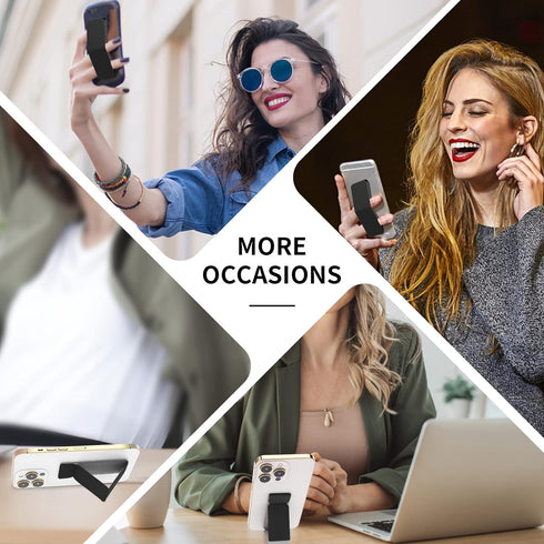 3 Pack Cell Phone Kickstand, Multi-Angle Kickstands, Horizontal & Vertical Phone Stand, Ultra Slim Phone Stand Stick on Phone Kickstand Holder for...