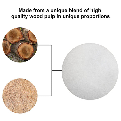stonylab Premium Quantitative Filter Paper Circles, 100-Pack Lab Ashless Filter Paper 90 mm Diameter Cellulose Filter Paper with 20 Micron Particl...