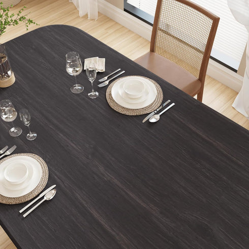 CRE8TIVE Dark Wood Contact Paper Peel and Stick Faux Wood Wallpaper Textured 12"x80" Self Adhesive Wood Grain Contact Paper for Cabinets Waterproo...