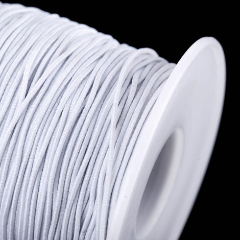 0.8 mm Elastic String Cord Stretchy Bracelet String Beading Thread for Jewelry Making and Bracelet Making, 109 Yards, White...