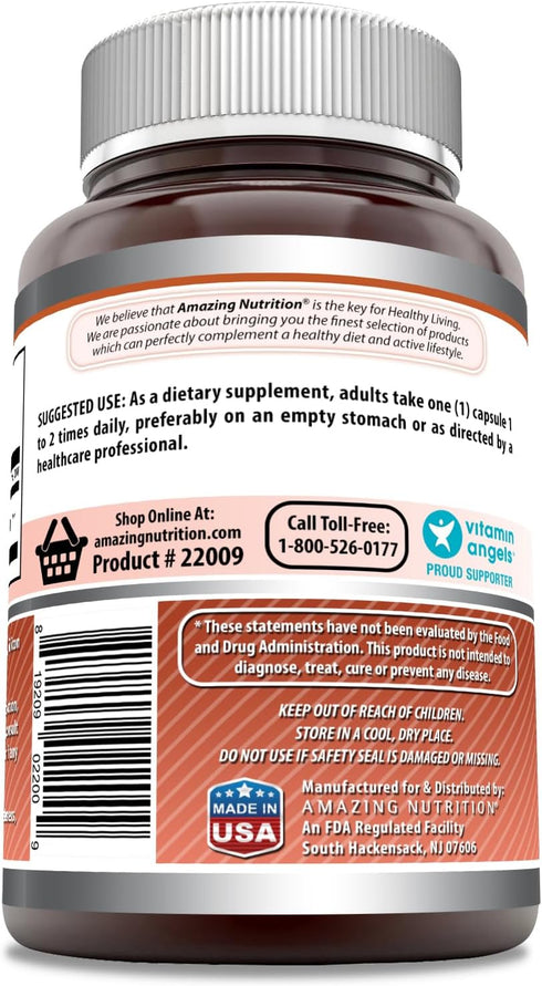 Amazing Formulas L-Lysine 500 mg Capsules Amino Acid Supplement | Non-GMO | Gluten Free | Made in USA (500 Count)...