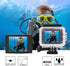 Action Camera 1080P 12MP Sports Camera Wide Angle Lens Full HD 2.0 Inch TFT LCD HD Screen Action Cam with 30m/98ft Underwater Waterproof for Outdo...