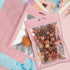 100 Pcs Resealable Mylar Bags with Clear Window Packaging Bags Foil Pouch Zipper Bag for Food Self Sealing Storage Supplies (Pink, 4.72x7.1 inches...