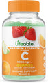 Lifeable Vitamin C - Great Tasting Natural Flavor Gummy Supplement - Vegetarian GMO-Free Chewable Vitamins - for Immune Support - 90 Gummies (1050...