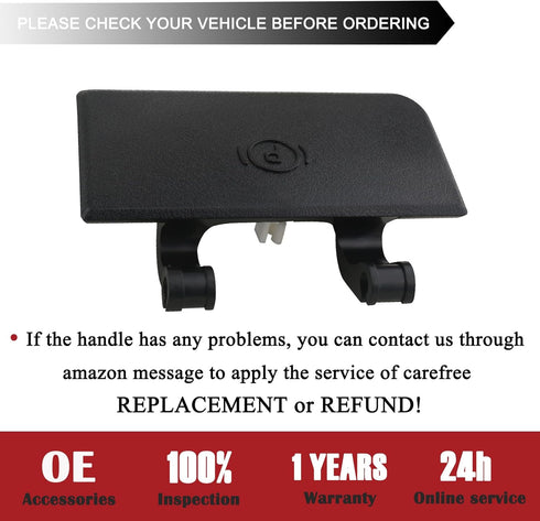 74401 Parking Brake Release Handle (Black) Compatible with Dodge Ram 1500 2500 3500 4500 5500 Truck...