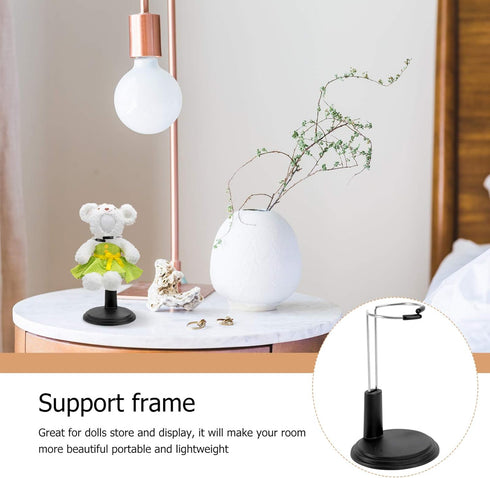 Kisangel 4pcs Doll Stand 15CM Doll Display Holder Aaction Figures Stands Plastic Model Support Frame for Home Store Market...