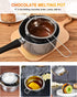 Stainless Steel Double Boiler Pot with 600ML for Melting Chocolate, Candy and Candle Making (18/8 Steel, Universal Insert)...