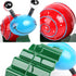 Metal Garden Decor Cute Snail Yard Art Outdoor Lawn Patio Ornament Fence Decorations for Outside - Set of 2(Red,Green)...