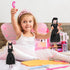 11.5 inch Girls Black Dolls, Soft Body & Black Hair, Black High Heels, Black Dress & Accessories...