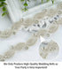 ShiDianYi Rhinestone Applique Silver Bridal Sash Wedding Dress Belt Sash Rhinestone Belt Wedding Sash...