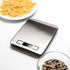 Digital Kitchen Food Scale 11 lb Grams and Ounces Small Stainless Steel Backlit Silver Batteries Included...