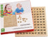 Wooden Hundred Board Montessori Math Counting Toys, 1-100 Numbers Kindergarten Preschool Learning Educational Game for Toddler Kids (Hundred Board...