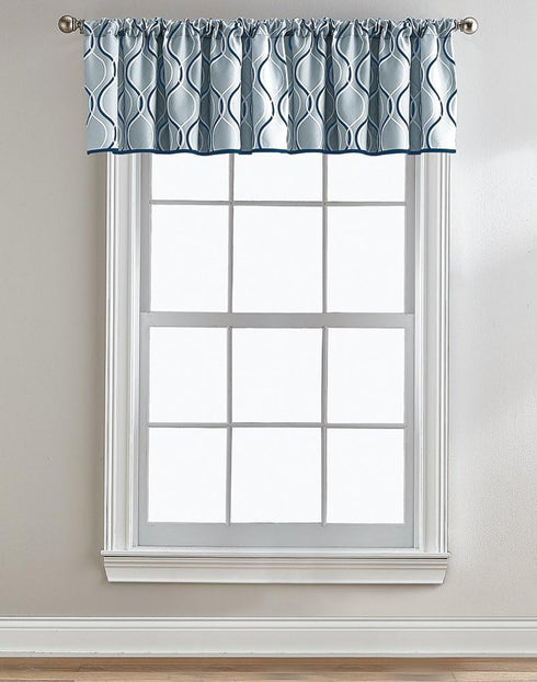 CHF 1Z44510LGY Morocco Valance, Grey, 50" W x 18" L...