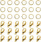 300 pcs Gold Lobster Claw Clasps with Open Jump Rings Set Jewelry Clasps Lobster Claw Clasps for Jewelry Making Findings and Bracelets Stocking St...