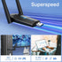USB WiFi Adapter, ElecMoga 1300Mbps WiFi Dongle USB 3.0 Dual Band 5G/2.4G Wireless Network Adapter for Desktop Laptop PC, Dual 5dBi Antennas, Supp...