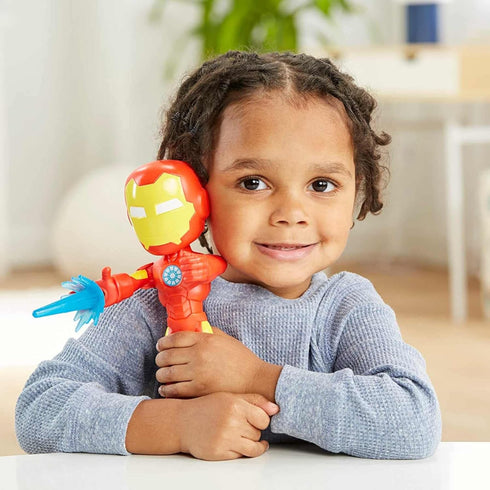 Spidey and His Amazing Friends Supersized Iron Man Action Figure, 9-Inch Avengers Action Figures, Marvel Super Hero Preschool Toys for 3+ Years...