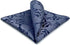 S&W SHLAX&WING Pocket Square for Men Space Blue with Light Steel Blue Patterned Floral for Suit...
