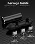 YKZ USB-C Magnetic Connector 3 Packs, 7 Pin USB C Magnetic Adapter for Round-Shaped Magnetic Charging Cable, Compatible with All USB C Devices...