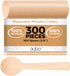 Disposable Small Wooden Spoon 3.9 inch– (Pack of 300) Mini Wooden Spoons, Biodegradable Sample Spoons...