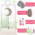 4 Pack Diamond Painting Suncatcher, Diamond Painting Wind Chimes Coldairsoap Double Sided Crystal Gem Paint by Number Diamond Painting for Home Ga...