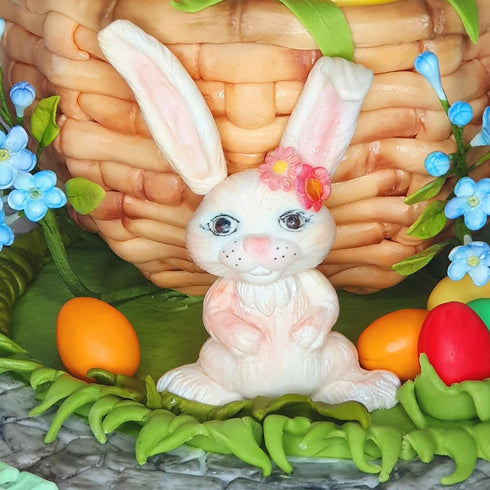 Katy Sue Easter Bunny Silicone Mold for Easter Cake Decorating & Craft. An Easter Bunny Animal Mold. Use with Fondant, Sugar Paste, Chocolate, & A...