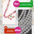 60Pcs 6mm Natural Crystal Beads, Crystal Bulk Loose Beads Crafting Supplies Kits, Crystal Quartz Gemstones Beads for DIY Bracelet Necklace Earring...