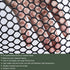 Plastic Chicken Wire Fencing 12'' x 10ft Black Chicken Wire Mesh Fence Poultry Netting for Crafts, Plastic Garden Fencing, Floral Chicken Wire...