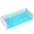 Annhua Test Tube Rack Plastic for 18 mm Tubes Holder Tray, Holds 50, Lab Tube Holder Rack Tube Stand for Sicence Laboratory, Classroom and Home Us...