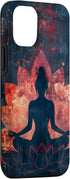 iPhone 13 Pro Lotus flower yoga phone Case...