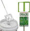 Drywall Mud Mixer for Paint, Epoxy Resin, Potting Soil, Joint Compound - ABS Paddle, 18" Length, Non-Slip 3/8" Zinc Plated Hex Shaft for 1/2" Dril...