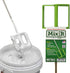 Drywall Mud Mixer for Paint, Epoxy Resin, Potting Soil, Joint Compound - ABS Paddle, 18" Length, Non-Slip 3/8" Zinc Plated Hex Shaft for 1/2" Dril...