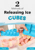 DOQAUS Ice Cube Tray with Lid and Bin, 4 Pack Ice Trays for Freezer, Easy Ice Pop Out Silicone Ice Cube Trays for Freezer with Cover, Stackable St...