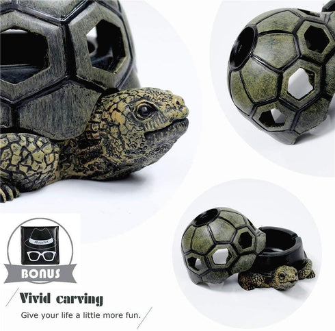 Monsiter QE Turtle Ashtrays for Cigarettes Cute Ash Tray for Home and Outdoor...