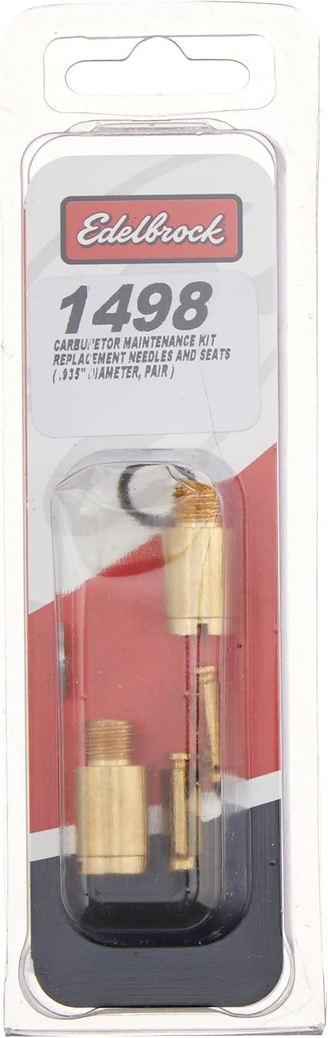 Edelbrock 1498 Carburetor Needle and Seat - Set of 2...