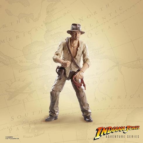 Indiana Jones Adventure Series: Indiana Jones and The Raiders of The Lost Ark, Indiana Jones (Cairo) Action Figure, 6-Inch Action Figures, Ages 4 ...