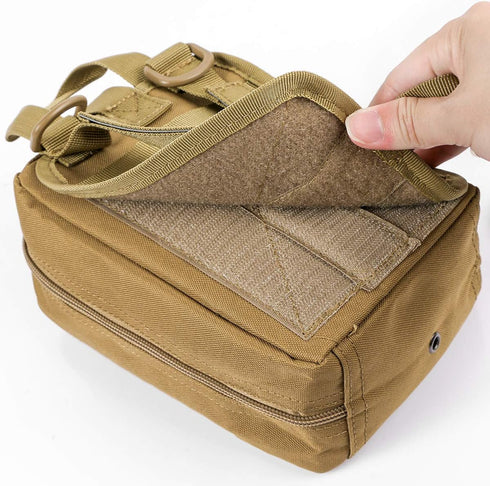 Gogoku First Aid Pouch 1000D Nylon Tactical Molle Tear Away Medical Pouch Empty Utility Pouch for Outdoor Activities Medical Supplies Camping Hiki...