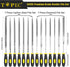 Topec Small File Set, Needle Diamond Files 15PCS, 7pcs Jewlers Files & 7pcs Steel Files with Metal Brush and Storage Bag?for Precision Metal File ...