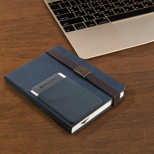 Sinjimoru Secure Card Holder for Back of Phone, Stretchy Fabric Cell Phone Wallet Stick On Credit Card Case for iPhone & Android. Sinji Pouch Flap...