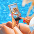 Floating Waterproof Phone Pouch Underwater Dry Bag Cell Phone Case Cellphone Dry Bag with Lanyard D1-CQSJD (Black)......