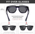 Lightweight TR90 Polarized Fit Over Sunglasses to Wear Over Your Prescription/Reading/Regular Glasses IF1010...