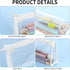 Stanaway Clear Pencil Bag Preppy- Chenille Varsity letter Cosmetic Bag Classy Waterproof Portable Transparent PVC Zipper Clutch Bag Pencil Bag for...