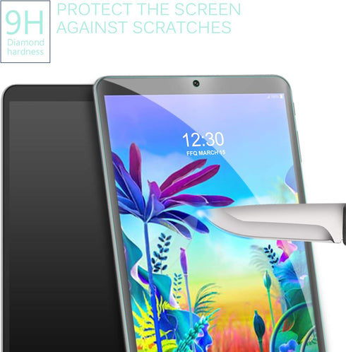 LG G Pad 5 10.1 Screen Protector Glass - Tempered Glass 9H Hardness Scratch Resistant Bubble Free Tempered Glass Screen Protector for LG G Pad 5 1...