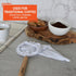 Imusa USA J100-4-50 Coffee Cloth Strainer with Wood Handle, White, 1 Count (Pack of 1)...